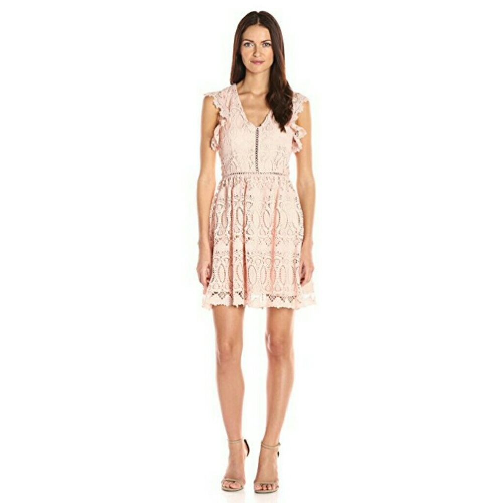 J.O.A Women's Floral Ruffle Shoulder - Picture 3 of 8